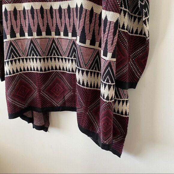 California Moon Rise Waterfall Aztec Cardigan - Picture 6 of 8